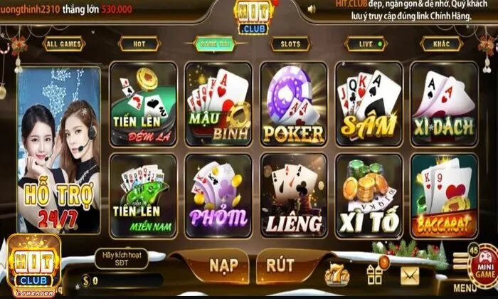 Giới thiệu Hitclub: Cổng game chuyên nghiệp độ uy tín cao 2 Giới thiệu HitClub về kho giải trí hiện có